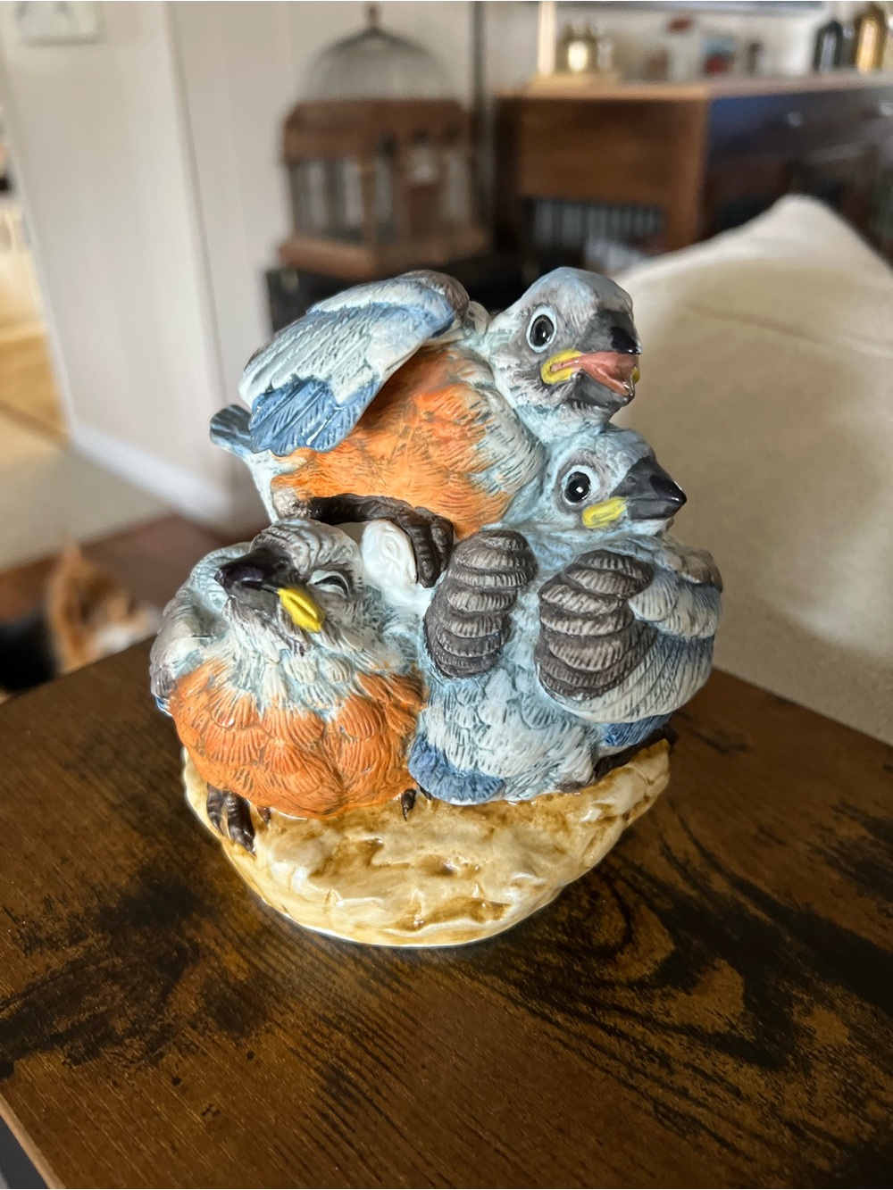 Andrea by Sadek Baby Bluebirds #5803 Figurine - Picture 1 of 6